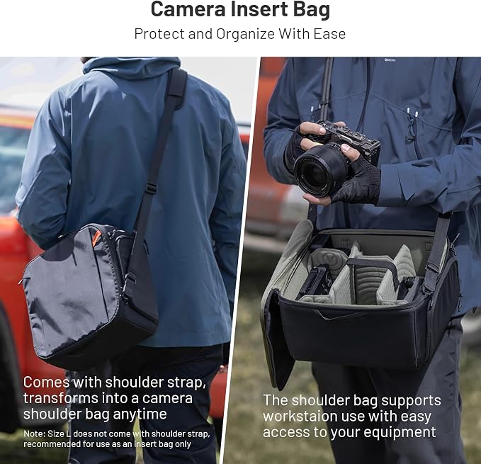 PGYTECH Small Camera Insert Bag, Waterproof Lens Pouch - Image 4