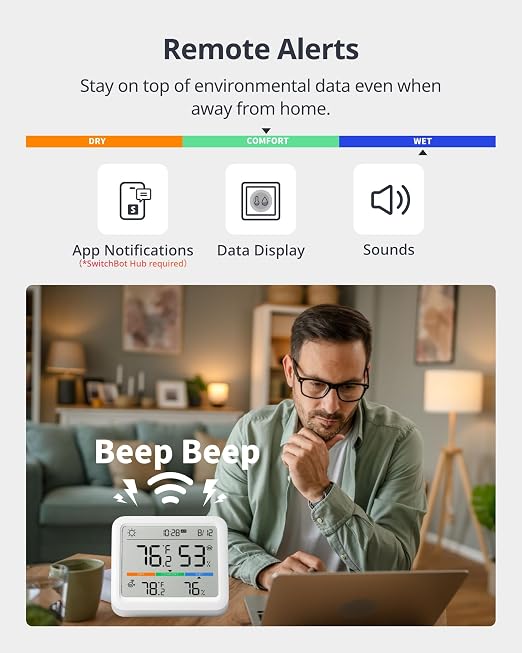 SwitchBot Meter Pro, Digital Hygrometer & Thermometer - Image 5
