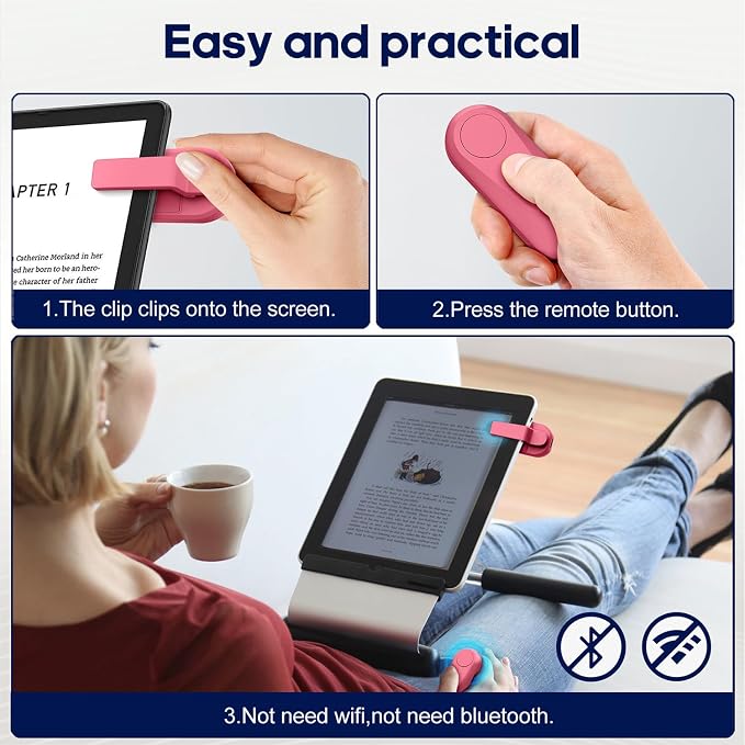 DATAFY Page Turner for Kindle Paperwhite Oasis Kobo eReaders, Camera Camcorder - Image 5