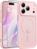 FNTCASE for iPhone 17 Pro Case: Translucent Matte Cases by FNTCASE