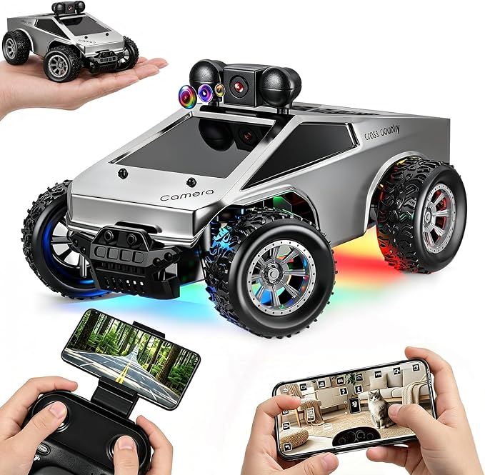 RC Cars with Camera Remote Control Truck with 720P HD FPV Camera, All-Terrain - Image 9
