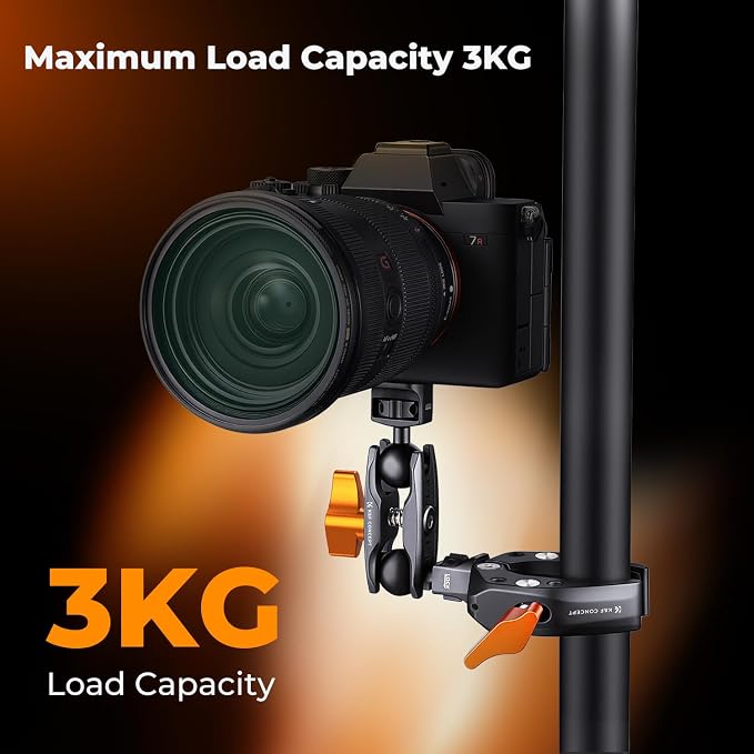 K&F CONCEPT Dual Ball Heads Magic Arm, Articulating Magic Arm - Image 5