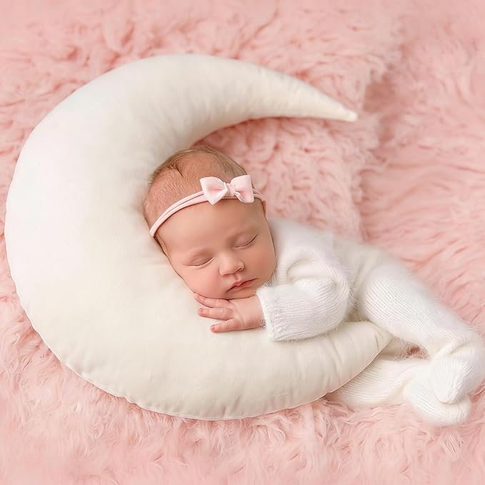 IGMaryBox Baby Moon Star Pillow Newborn Posing Pillow Newborn Photography - Image 4
