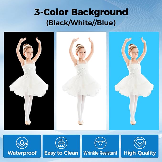 Photo Light Box, Portable 47"x20"x55" Photo Studio Light Box, Shooting Tent Kit - Image 3