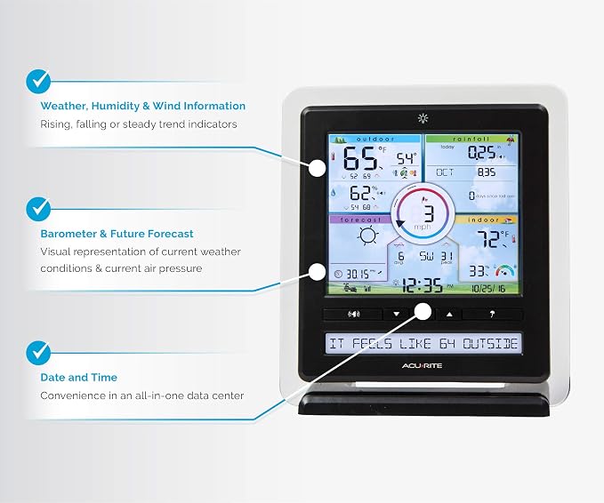 AcuRite Iris Wireless Indoor/Outdoor Weather Station - Image 3