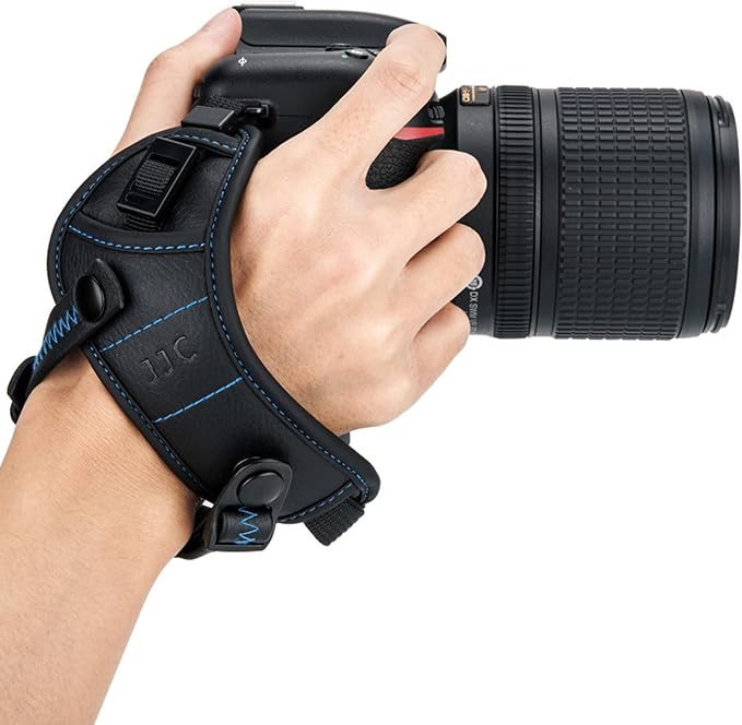 JJC Deluxe Microfiber Camera Hand Strap, Secure Padded Camera Holder Wrist Strap by JJC