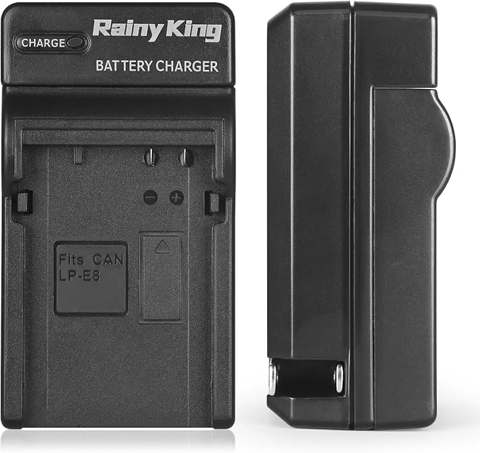 LP-E8 Battery Charger for Canon LC-E8, Canon EOS Rebel T2i, Kiss X4, X7i - Image 3