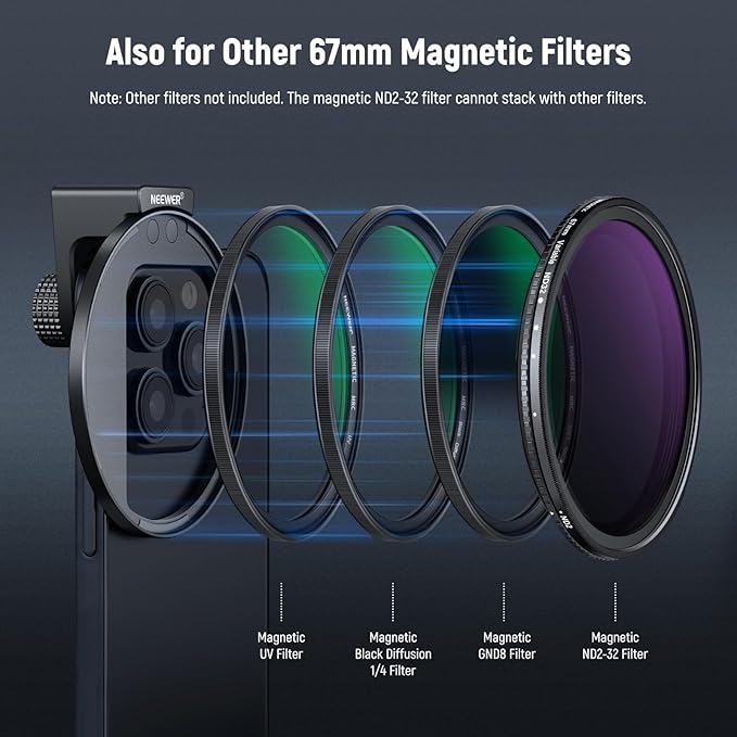 NEEWER 67mm Magnetic CPL Filter, Circular Polarizing Filter - Image 5