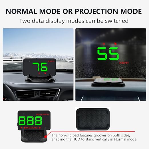 Windshield Heads Up Display for Cars GPS Speedometer for Car Digital - Image 5