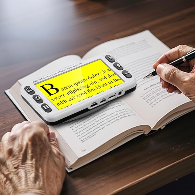 VEVOR Portable Digital Magnifier, 5-inch HD Electronic Video Magnifier - Image 8