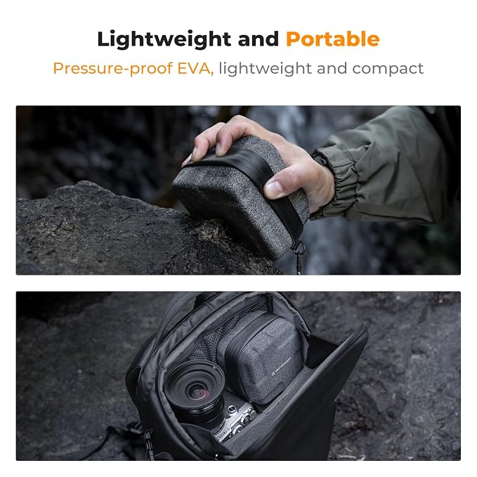 K&F CONCEPT 10 in 1 Lens Filter Case, Hard Shell Camera Filter Pouch Up to 82mm - Image 5