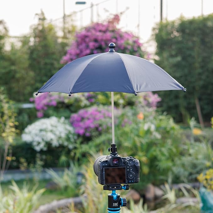 DSLR Mirrorless Camera Hot Shoe Umbrella Rain Cover Protector Sunshade - Image 6