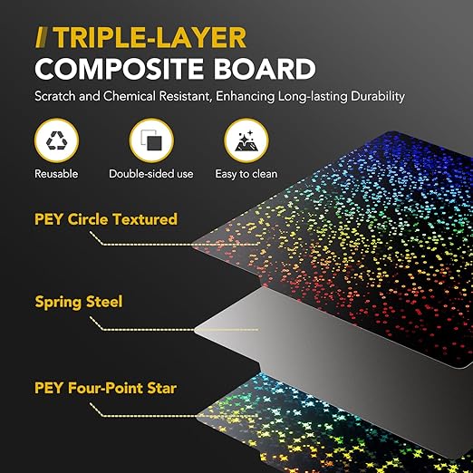 3D Printer Build Plate for Bambu Lab X1 X1C X1E P1P P1S A1, 3D Printer - Image 3