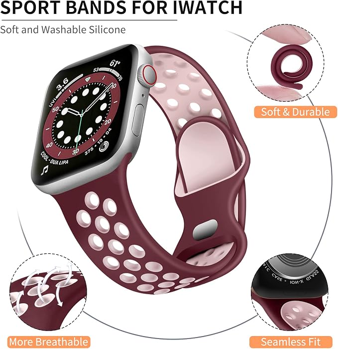 Lerobo Compatible with Apple Watch Band Series 9 8 7 45mm Series 11 10 46mm - Image 8