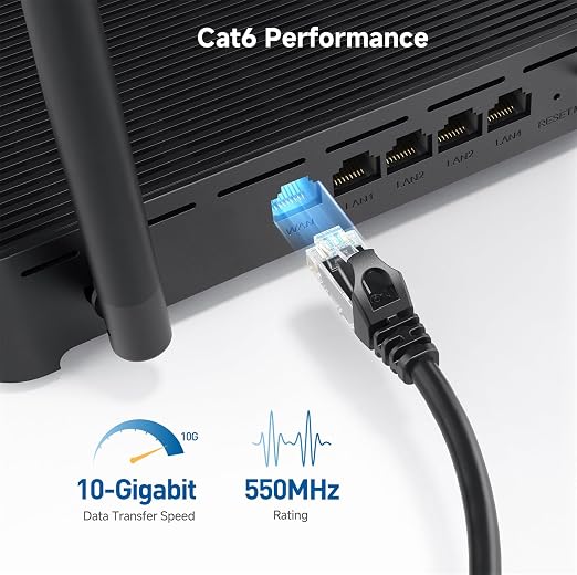 Cable Matters 10Gbps Snagless Cat 6 Ethernet Cable - 75ft - Image 3