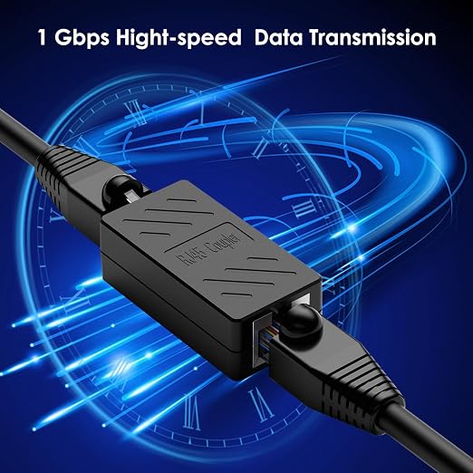 ZUZONG 100 PCS Gigabit RJ45 Coupler, Ethernet Extender Connector in Line Coupler - Image 4