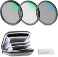 NEEWER 49mm UV/CPL/ND Lens Filter Kit by Neewer