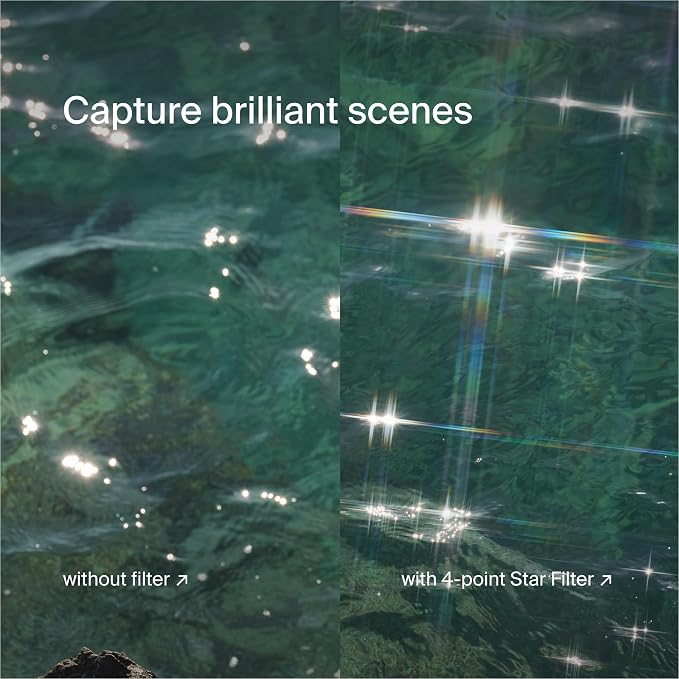 Urth 52mm 3-in-1 Star Lens Filter Kit — 4, 8 Point Starburst Effects - Image 5