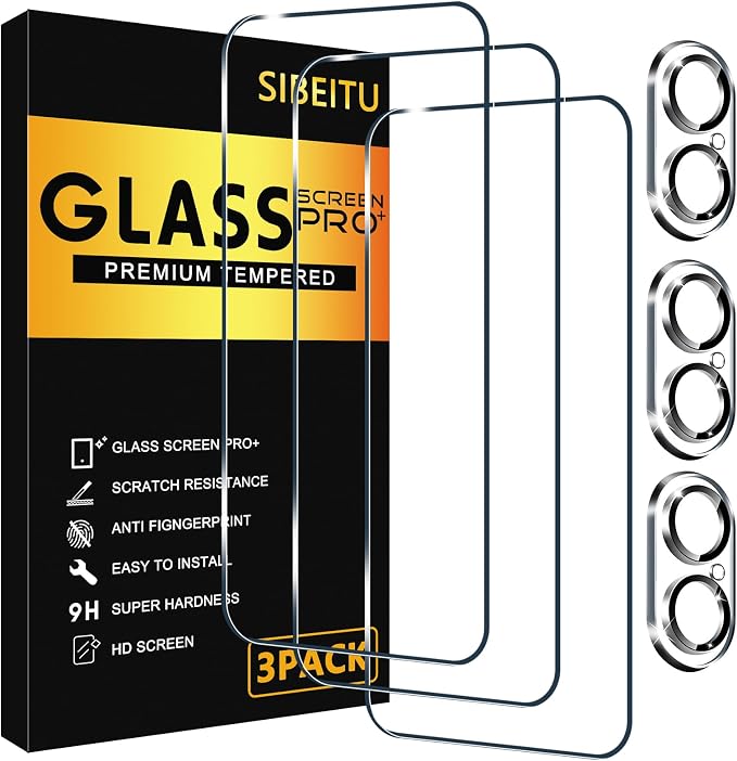 SIBEITU 3 Pack Screen Protector by SIBEITU