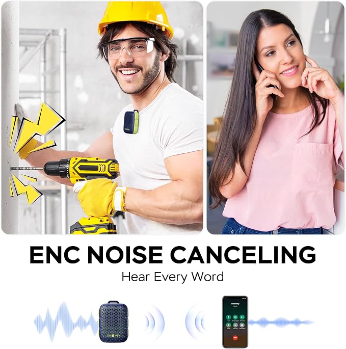 INSMY Wearable Bluetooth Speakers, IP67 Waterproof, Clip-On Portable Small - Image 3