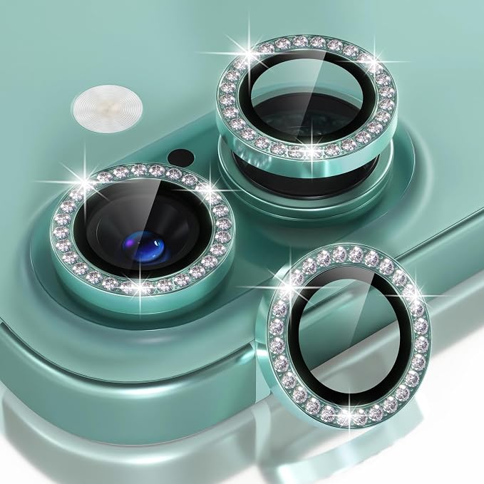 Choiche Compatible for iPhone 16 /iPhone 16 Plus Camera Lens Protector Bling by Choiche