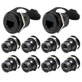 PENGLIN 10PCS RJ45 Shielded Panel Mount Connector, CAT6//5e/5 8P8C Ethernet LAN by PENGLIN