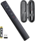 Presentation Clicker with Case, Wireless Presenter Remote with Laser Pointer by UBUYONE%C2%AE