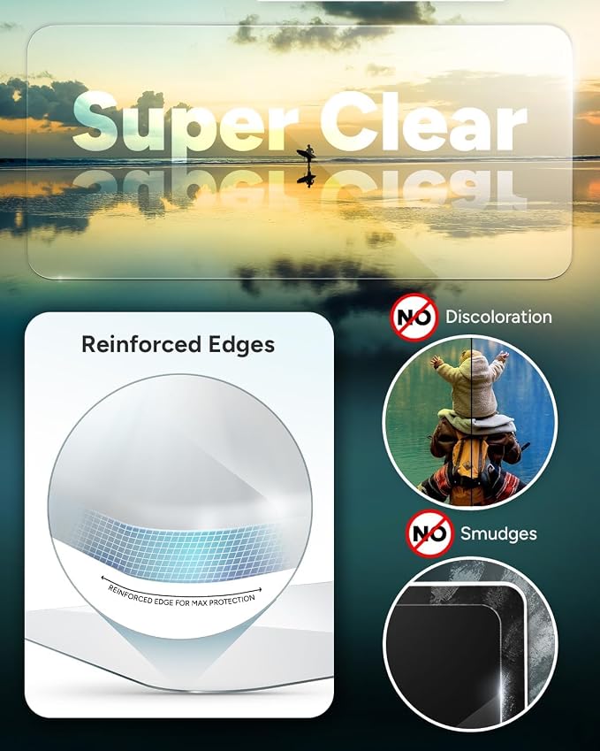 ZAGG Glass Elite Anti-Reflective Samsung Galaxy Z Flip6 Camera Lens Protector - Image 3