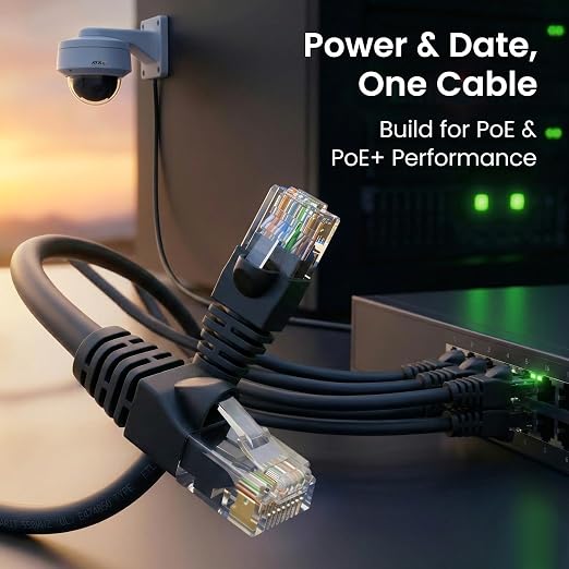 GEARit Cat 6 Ethernet Patch Cables 7 ft Black, CAT6 High Speed 24AWG 10Gbps - Image 7