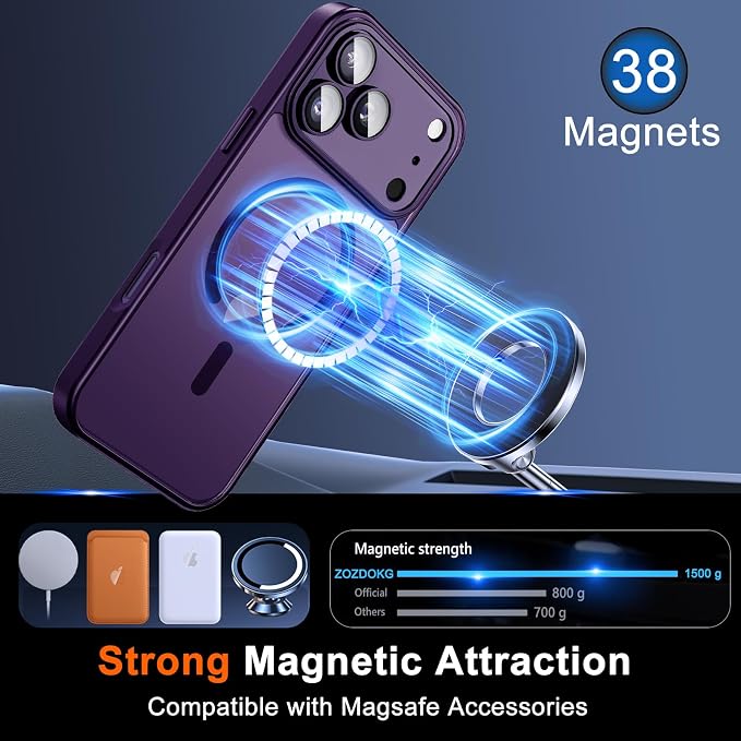 for iPhone 17 Pro Case with Privacy Screen Protector and Camera Protection - Image 3