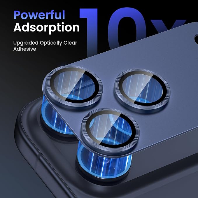 Tensea for iPhone 17 Pro Camera Lens Protector, Metal Aluminum Alloy Tempered - Image 4