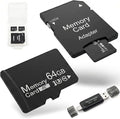 64GB Micro SD Card 2-Pack, High Endurance A1 U3 V30 4K Video Recording by Unknown