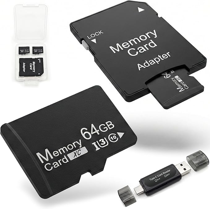 64GB Micro SD Card 2-Pack, High Endurance A1 U3 V30 4K Video Recording by Unknown