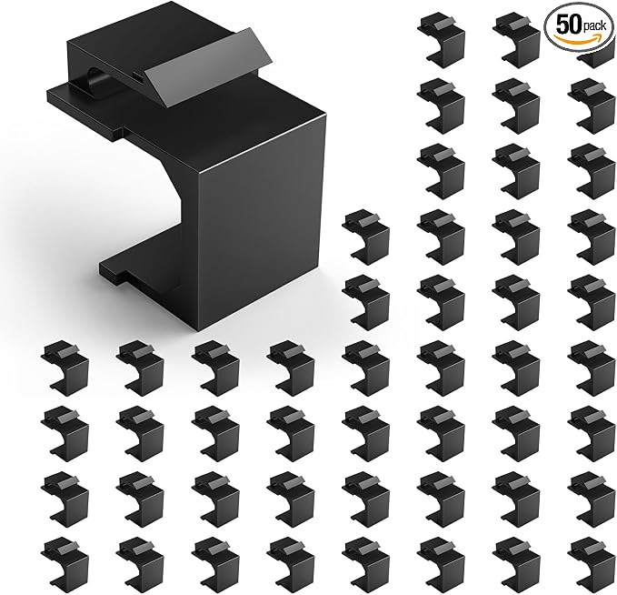 VCE UL Listed Blank Keystone Jack Inserts by VCE