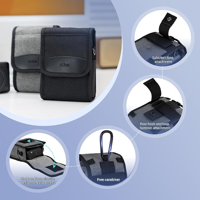 KIWIFOTOS Compact Camera Case for Lumix ZS99 ZS300 Sony RX100 VI ZV-1 II ZV-1F - Image 5