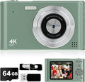 Digital Camera - 1080P Vlog Camera, 44MP Compact, 16X Zoom, Anti-Shake by VYNCS