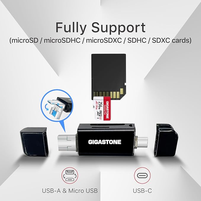 【5-Years Data Recovery】 GIGASTONE 128GB SD Card - Image 3