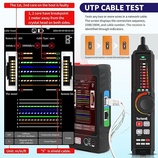 All Features Multifunction Network Caber Tester, UTP Continuity, Cable Tracer - Image 3