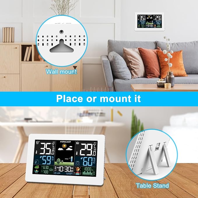 Weather Station Wireless Indoor Outdoor, Thermometer Wireless - Image 7