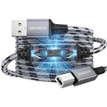 SNANSHI Active Printer Cable 50ft, Nylon Braided Heavy Duty USB 2.0 Type A to B by SNANSHI