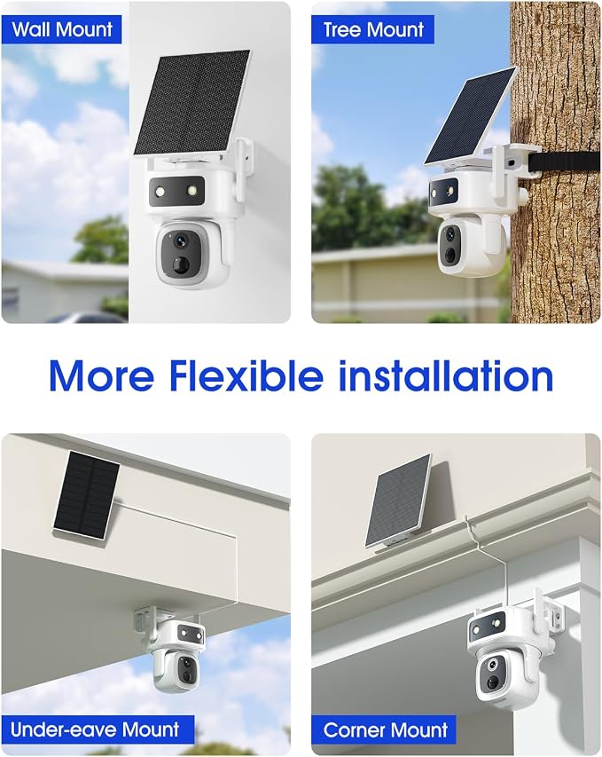 SANSCO 4G LTE Cellular Security Camera Wireless Outdoor, 360 Days Free - Image 7