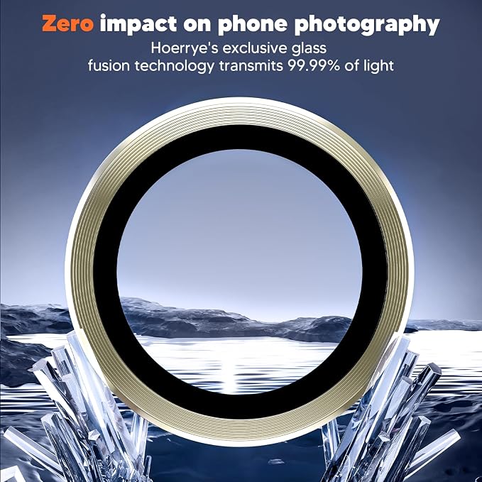 Hoerrye for Samsung Galaxy S24 Ultra Camera Lens Protector, Case-Friendly - Image 3