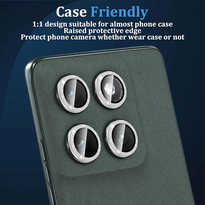 Compatible with Motorola Moto Edge 2025 Camera Lens Protector, Individual Bling - Image 3