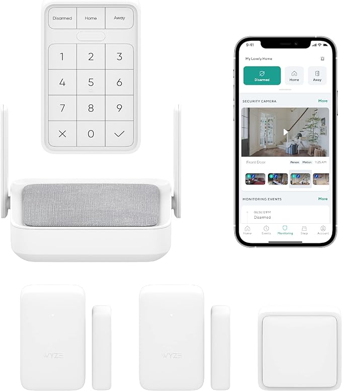 Wyze Home Security System Core Kit by Amazon+Renewed