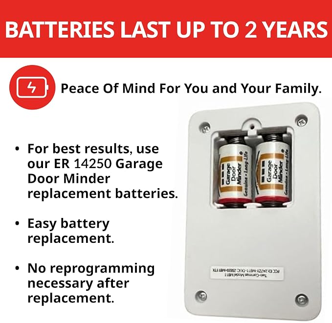 Garage Door Minder® 2 Door + 2 Room Combo Pack. 100% Wireless. No Wi-Fi. - Image 5