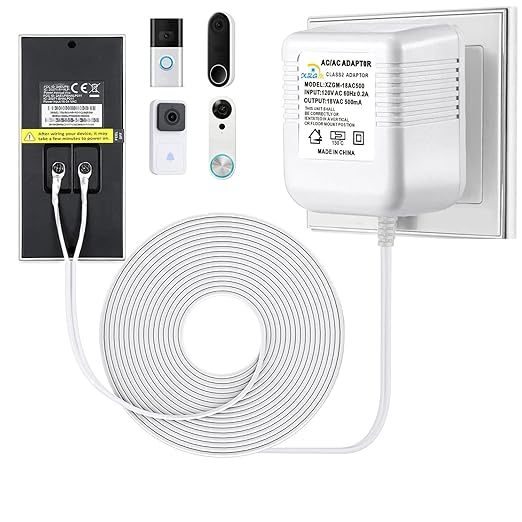 XZGm18V500MA doorbell Power Adapter, Video doorbell Special Power Transformer by XZGm