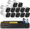 5MP Wired Security Camera System Outdoor, 16CH DVR by OOSSXX