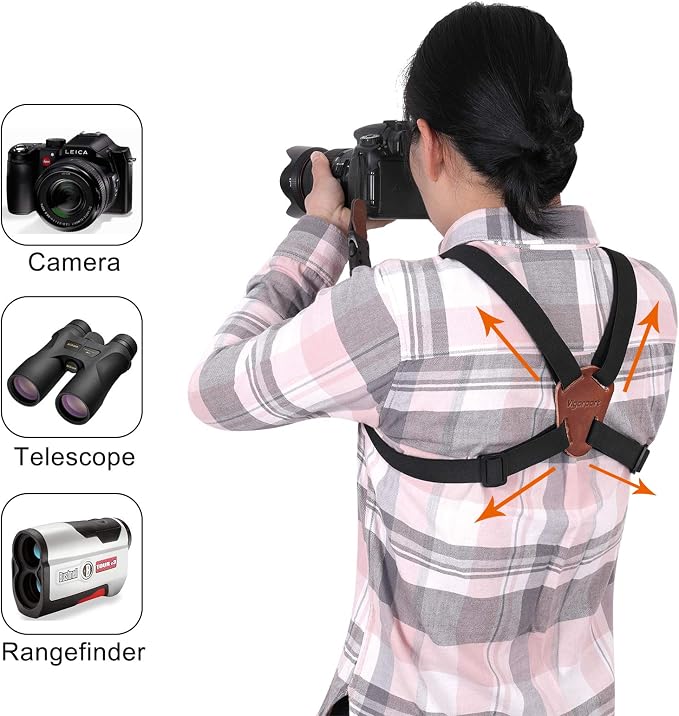 Vigorport Camera Strap, Cross Shoulder Straps - Image 2