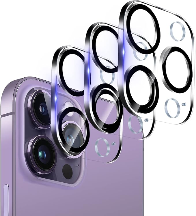 Dengduoduo 3 Pack Tempered Glass Camera Lens Protector by Dengduoduo