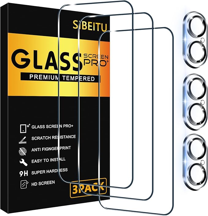SIBEITU 3 Pack Screen Protector by SIBEITU